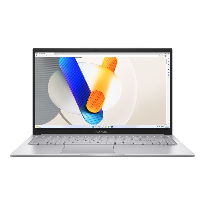 ASUS Vivobook 15 (X1504VA) Intel Core i5-1334U Processor 8GB DDR4 (Customized) 512GB SSD 15.6-inch FHD 180 Hinge 13th Generation - Cool Silver ASUS Vivobook 15 (X1504VA) Intel Core i5-1334U Processor 8GB DDR4 (Customized) 512GB SSD 15.6-inch FHD 180 Hinge 13th Generation - Cool Silver